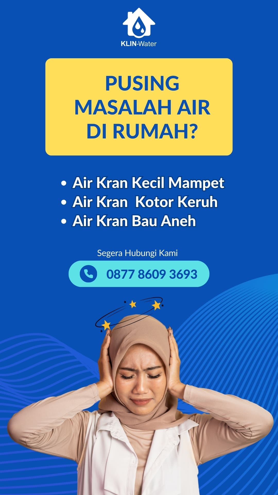 Pusing masalah air di rumah