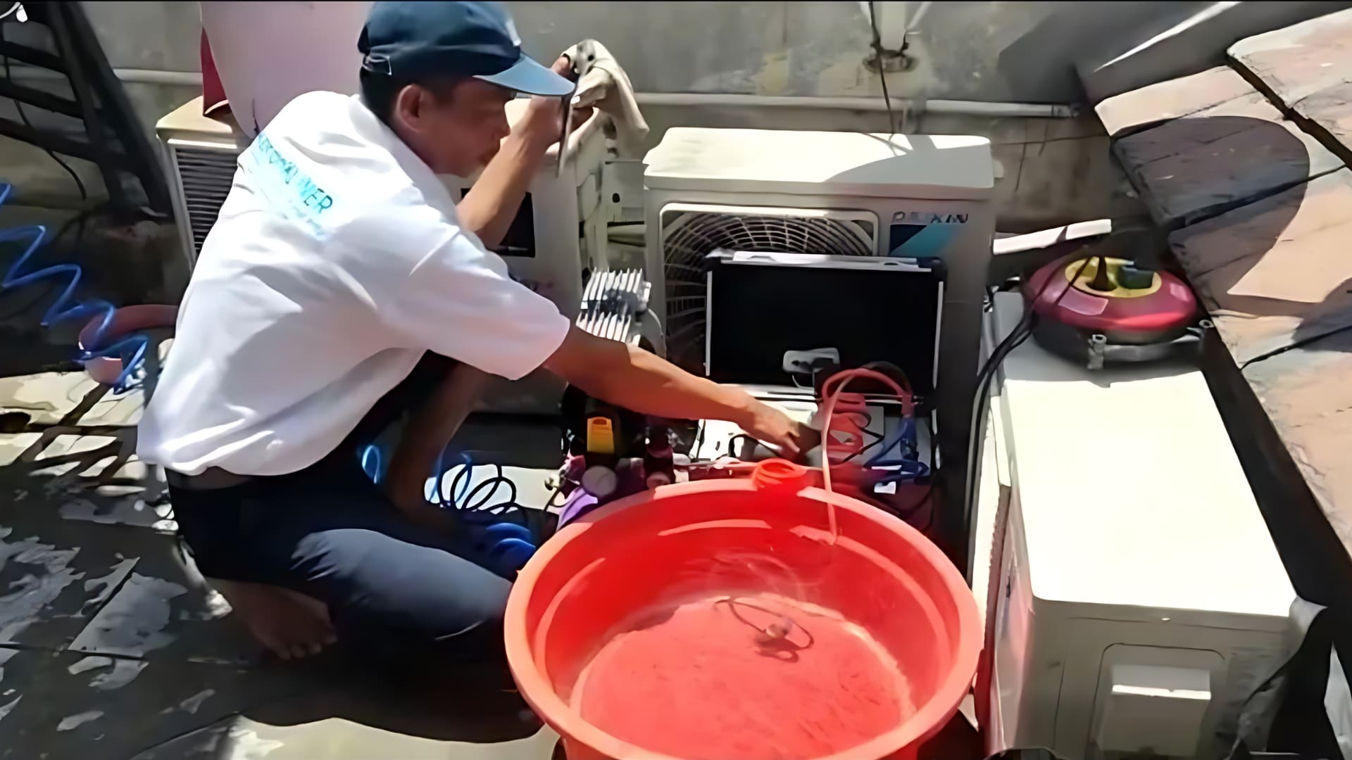 mesin kuras pipa air bersih, kran mampet