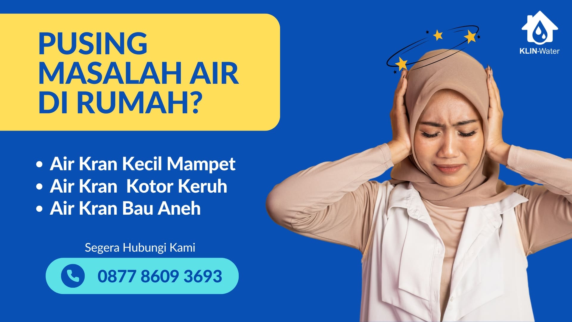pusing masalah air di rumah