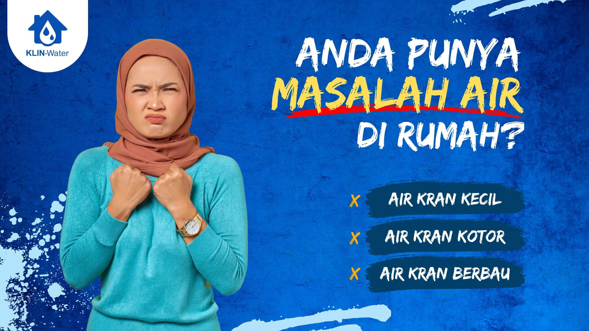 Anda punya masalah air di rumah?