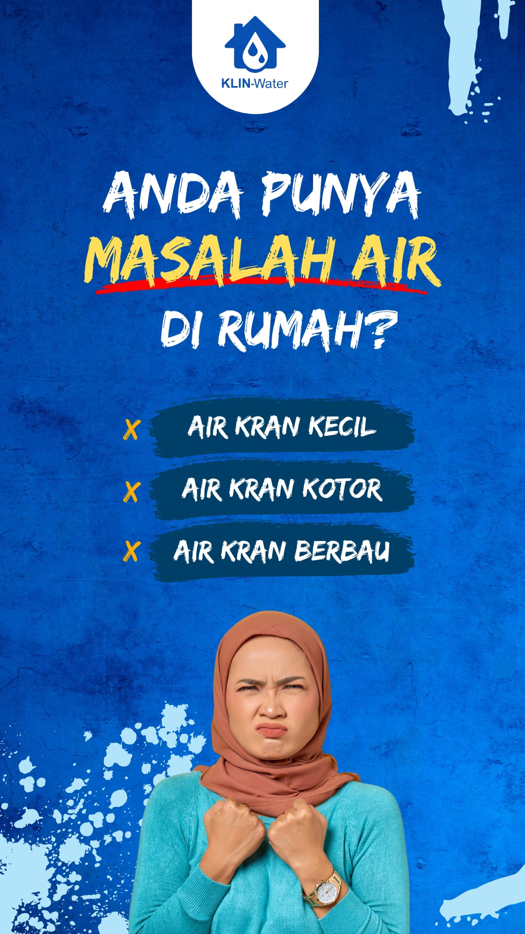Anda punya masalah air di rumah?