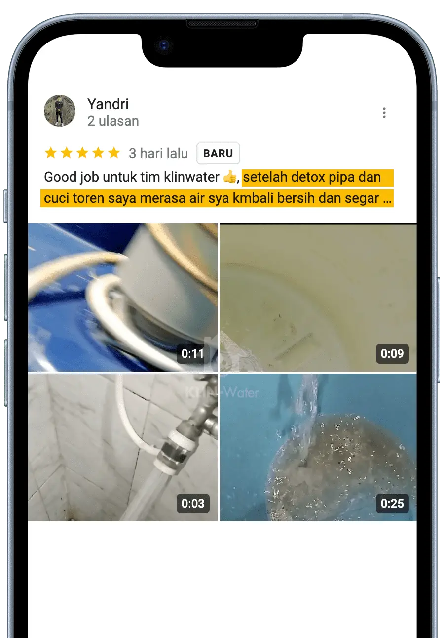 testimoni detox pipa air klin water
